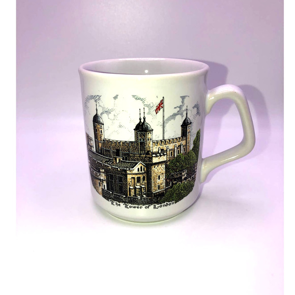The Tower of London Tea Coffee Mug Dept of the Environment England 8 oz 250 ml - Picture 1 of 4